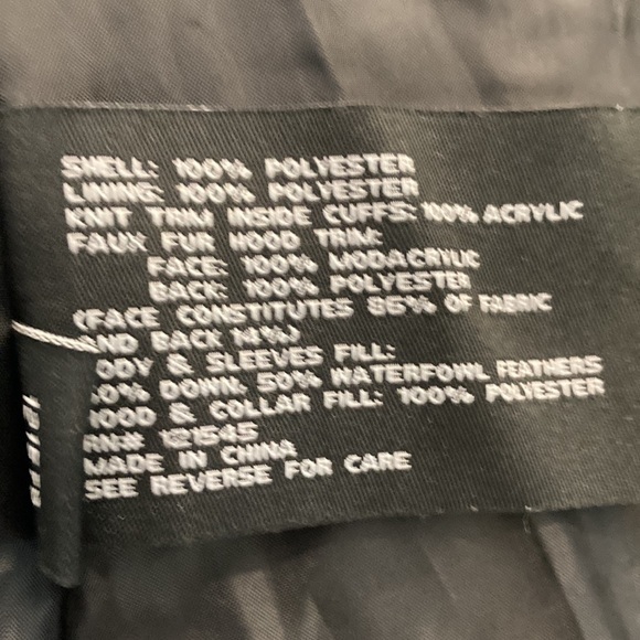 London Fog Black Down Puffer with Detachable Faux Fur Hood Size M… - Picture 15 of 15